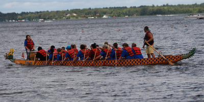 Photo: MnDOT's Dragon Boat racers.